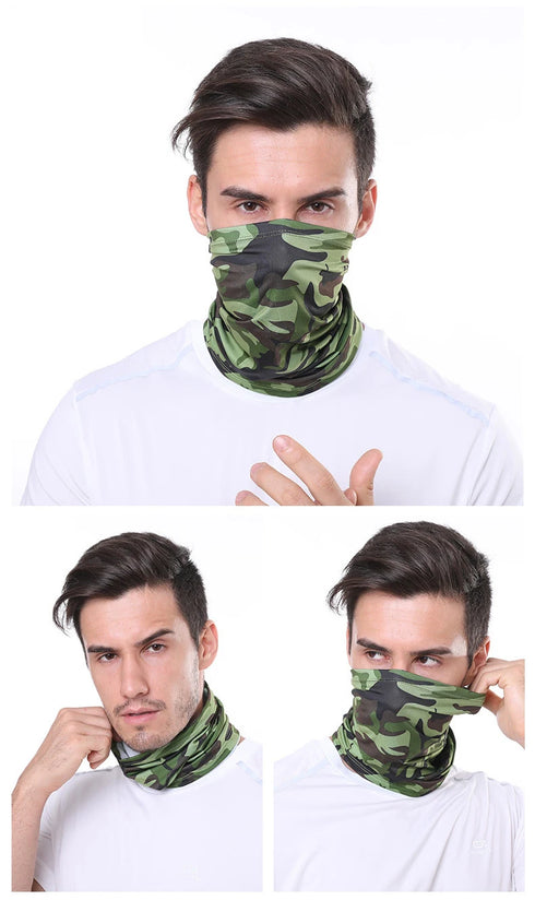 Outdoor Ice Silk Sun Protection Bib Motorcycle Neck Cover